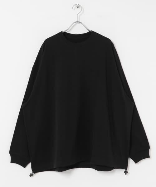 dDdDdDd　BIG DRAWSTRING LONG-SLEEVE T-SHIRTS