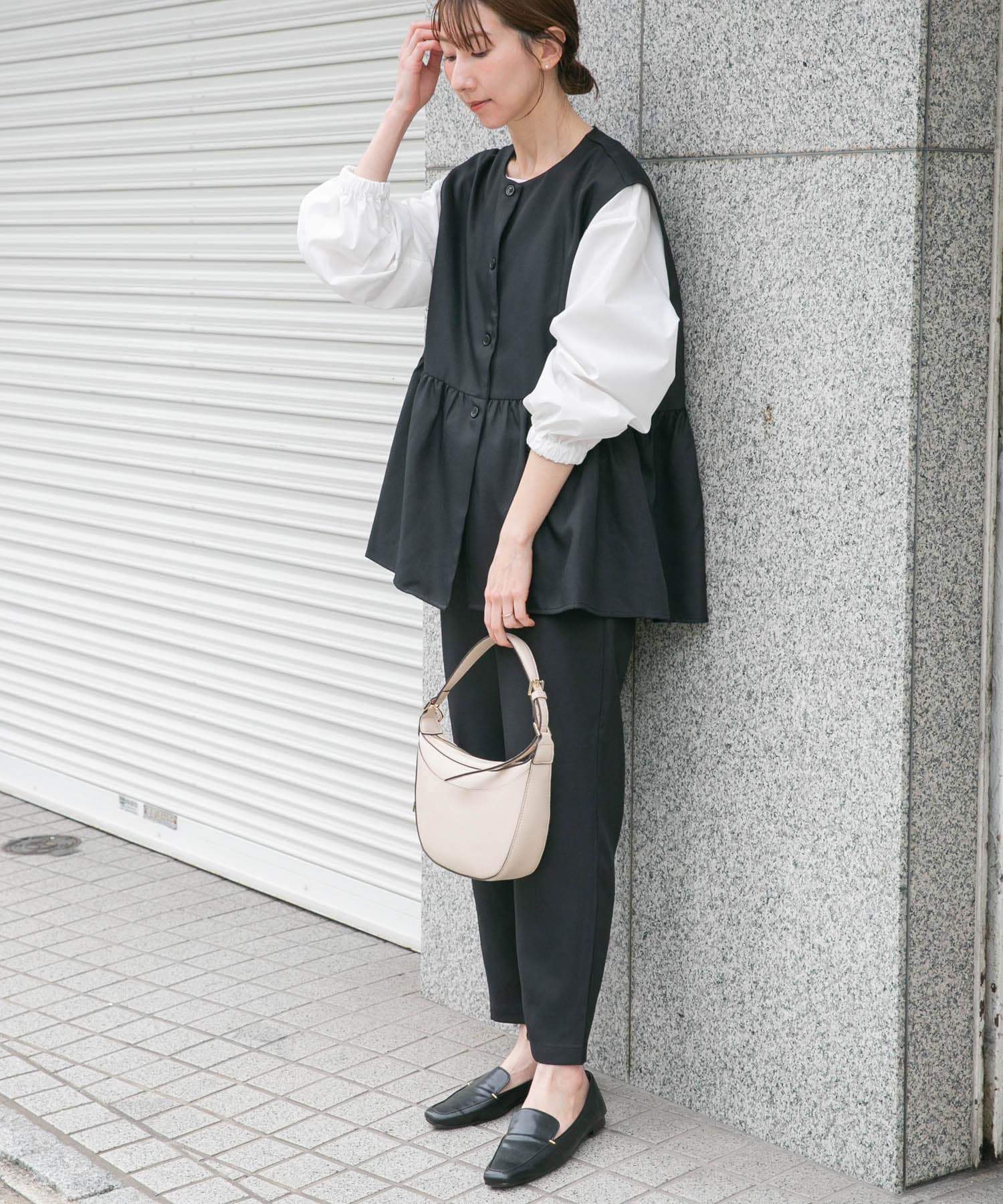 【上品】 ペプラムブラウス×パンツ3セット[ITA4-26A002]｜URBAN RESEARCH トップス