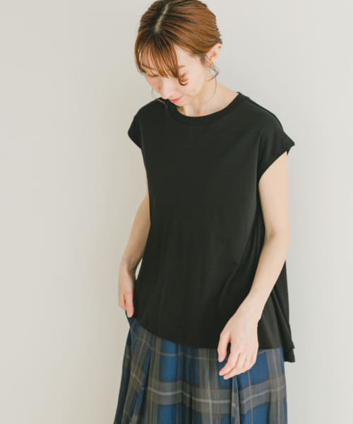 バックティアードフレンチTシャツ