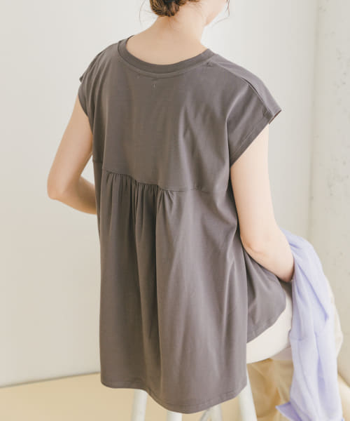 バックティアードフレンチTシャツ