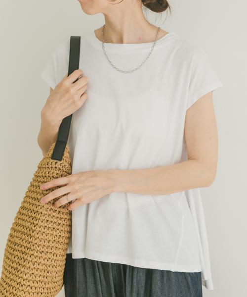 バックティアードフレンチTシャツ