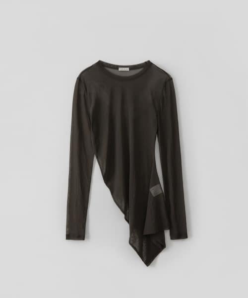 RRACE　Sheer Jersey Top