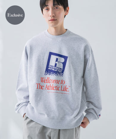 『別注』RUSSELL ATHLETIC×UR　GRAPHIC SWEAT