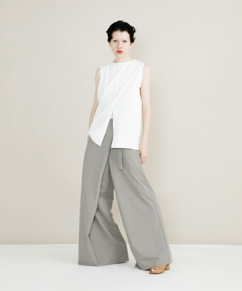 wrap cut pants