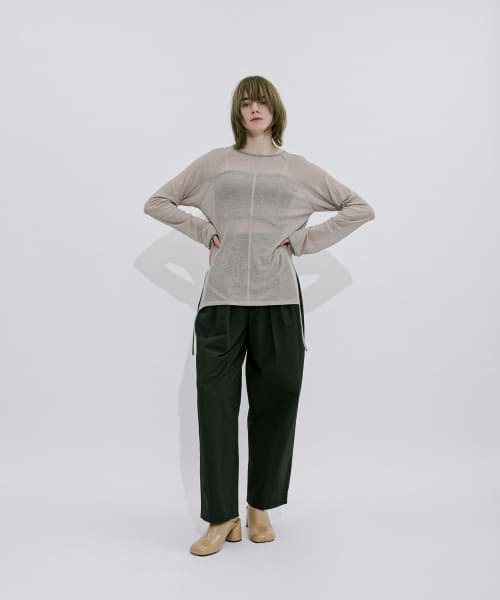 piping sheer tee