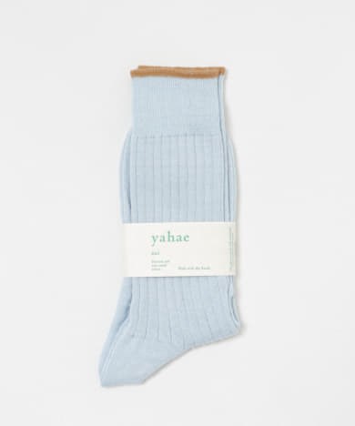 YAHAE　Linen Ribbed Socks-M