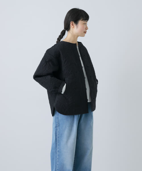 パターンキルトジャケット