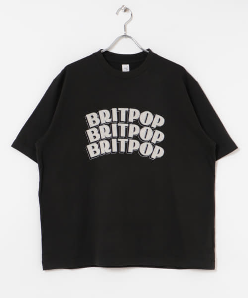 blurhmsROOTSTOCK　BRITPOP Print T-shirts WIDE