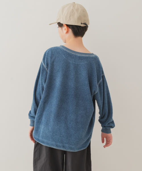 『WEB/一部店舗限定サイズ』パイルステッチロングTシャツ(KIDS)