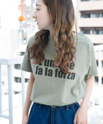 ロゴハンソデTシャツ