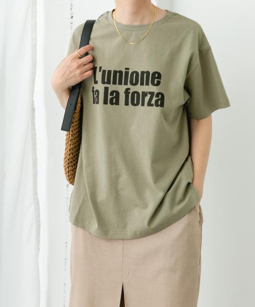 ロゴハンソデTシャツ