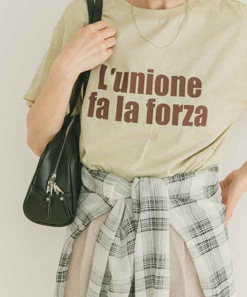 ロゴハンソデTシャツ