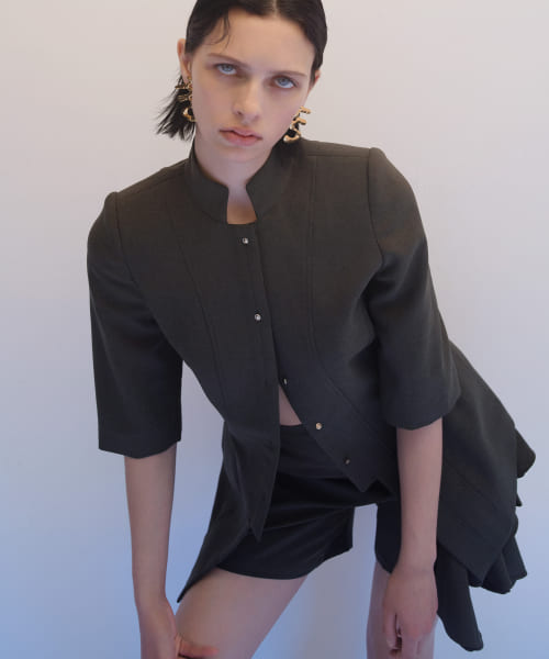 RUMCHE　Stand Collar Jacket