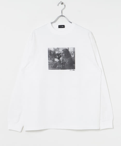 BLANKMAG　B/W photo L/S Tee