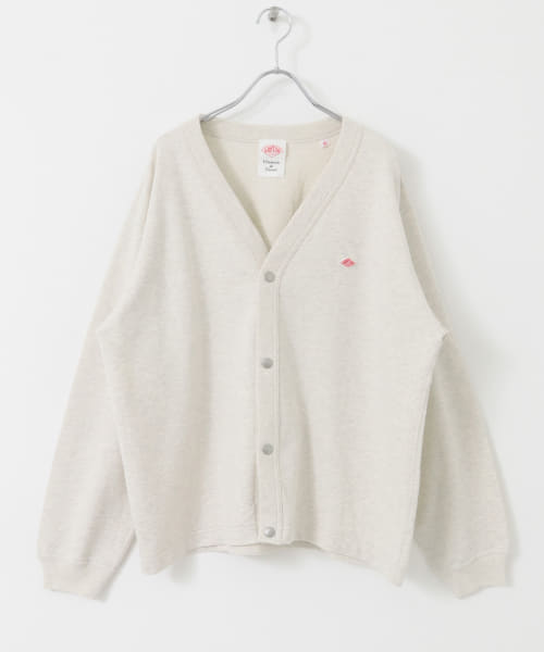 DANTON　DOT BUTTON V-NECK CARDIGAN