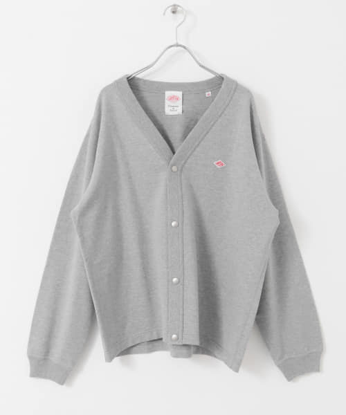 DANTON　DOT BUTTON V-NECK CARDIGAN