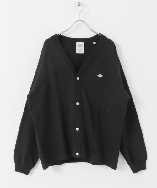 DANTON　DOT BUTTON V-NECK CARDIGAN