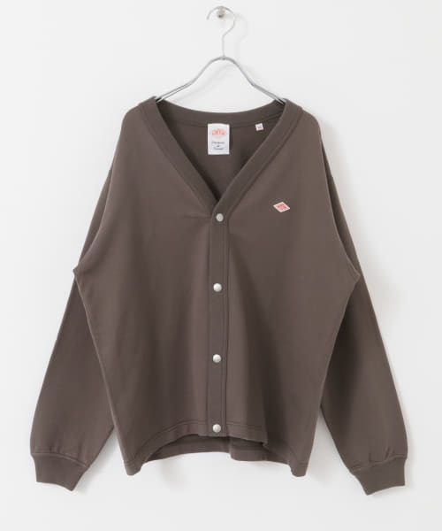DANTON　DOT BUTTON V-NECK CARDIGAN
