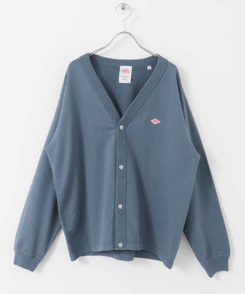 DANTON　DOT BUTTON V-NECK CARDIGAN