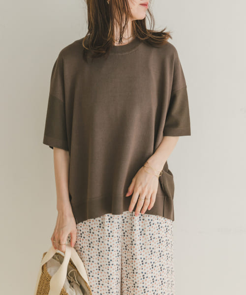 ニットTシャツ