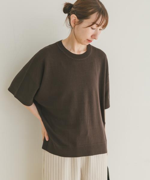 ニットTシャツ
