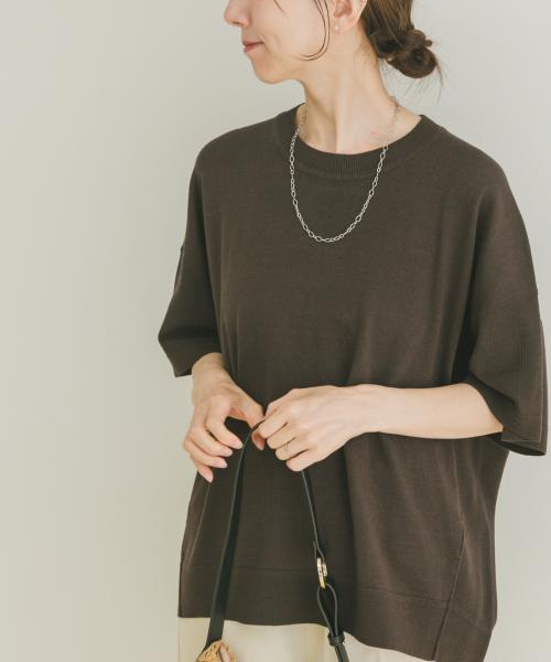 ニットTシャツ