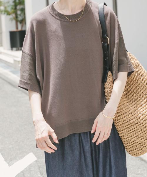 ニットTシャツ