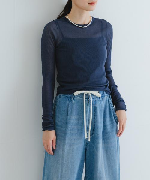 『MADE IN JAPAN』シアーテレコカットソー