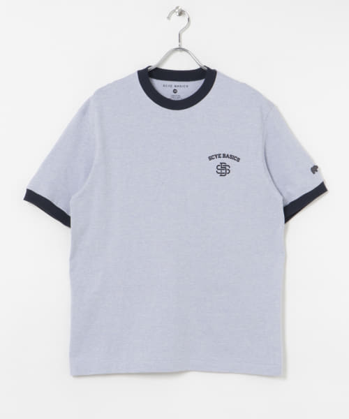 Scye　Print Ringer T-shirts