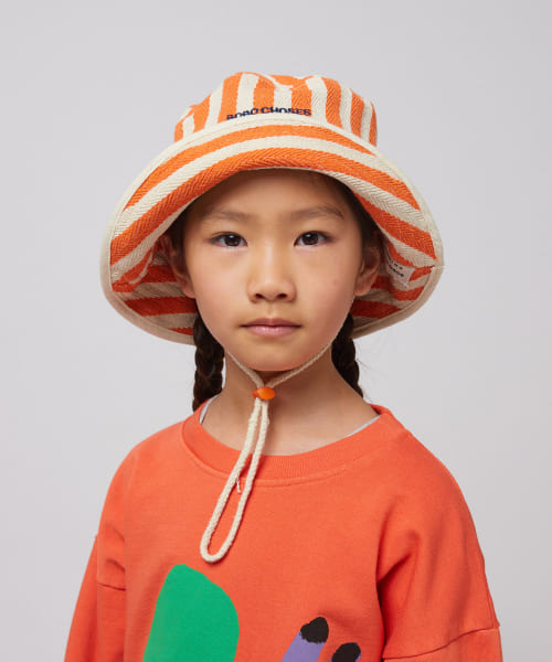 BOBO CHOSES　Striped bucket Hat(KIDS)