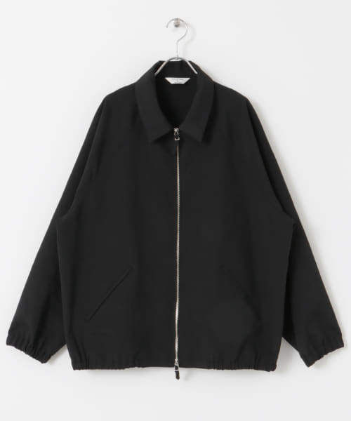 STILL BY HAND　Zip up polyester blouson