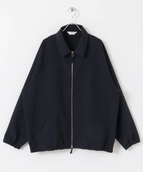STILL BY HAND　Zip up polyester blouson