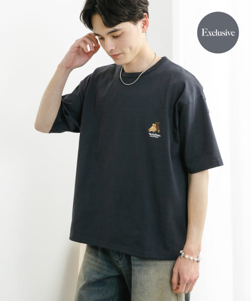 『別注』TeddyBear×SENSE OF PLACE　ショートスリーブTシャツ