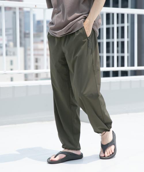 ナイロンストレッチイージーパンツ