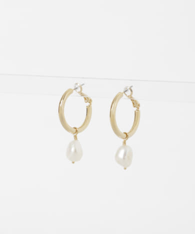 STACEY　淡水バロックパールチャンキーピアス