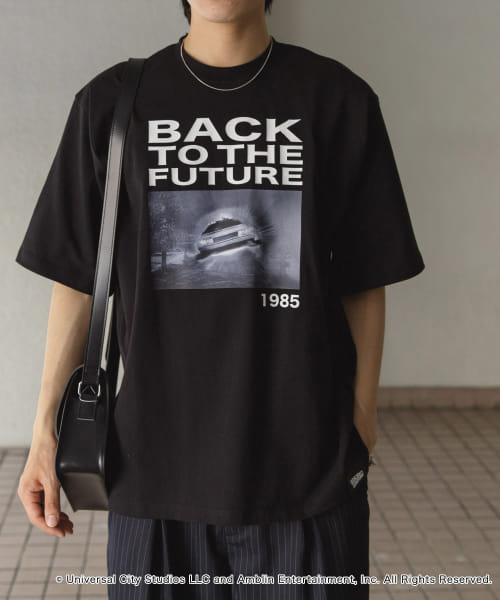 『別注』SENSE OF PLACE×BTTF　クルーネックプリントTシャツ A