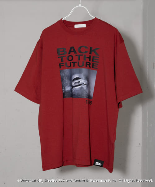 『別注』SENSE OF PLACE×BTTF　クルーネックプリントTシャツ A