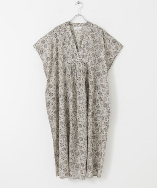 SOIL　FRENCH SLEEVE DRESS