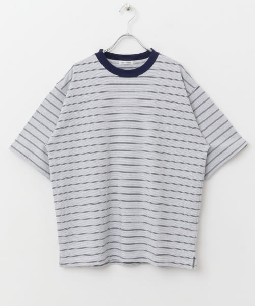 FORK&SPOON　カラーボーダーショートスリーブTシャツ