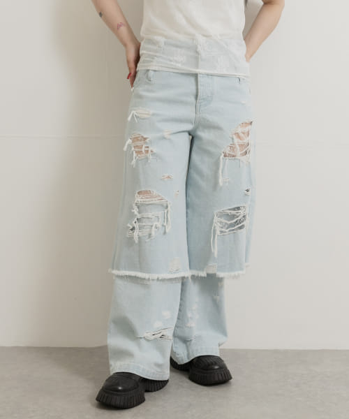 neith.tokyo　Denim Lingerie Half Pants