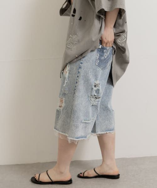 neith.tokyo　Denim Lingerie Half Pants