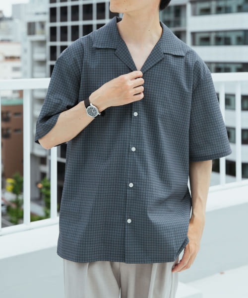 Tattersall Open Collar shirts