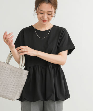 ペプラムバルーンTシャツ