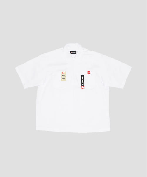LOTTO　TC TWILL HALF ZIP SHIRTS