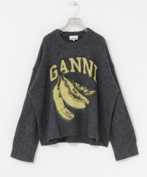 GANNI　FineBrushed AlpacaBanana