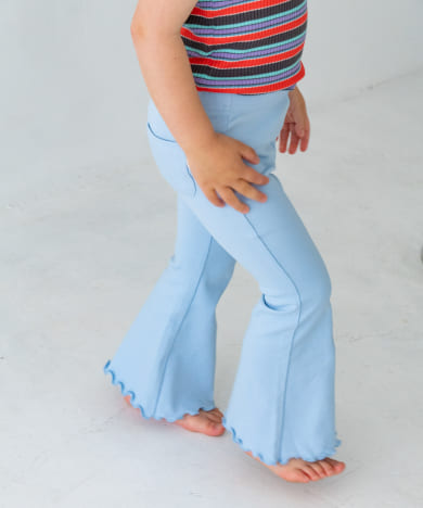 Pippi+Lotta　Flare cotton pants(KIDS)