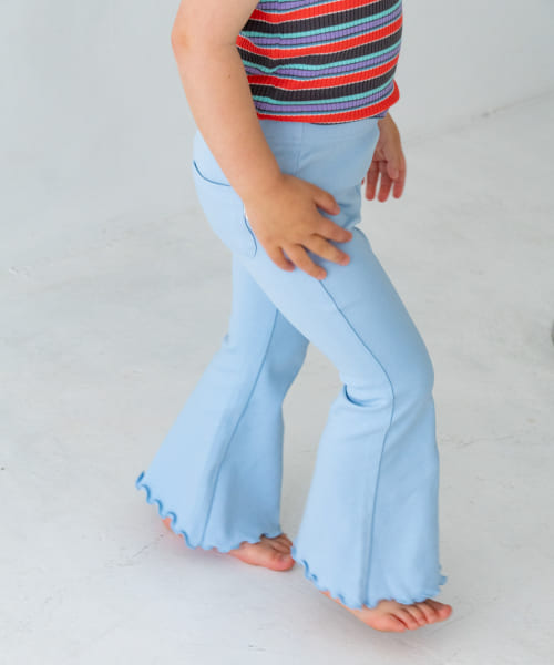 Pippi+Lotta　Flare cotton pants(KIDS)