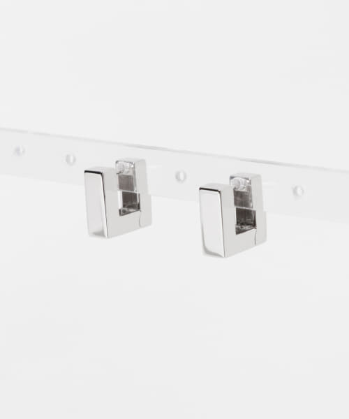 TOM WOOD　Square Hoops Small
