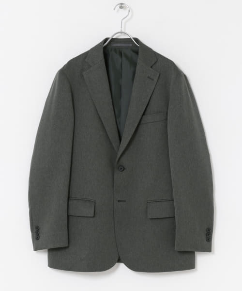 LIFE STYLE TAILOR　レトロヘリンボンストレッチジャケット