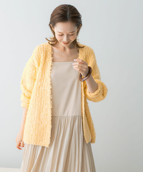 ヘアリーカーディガン